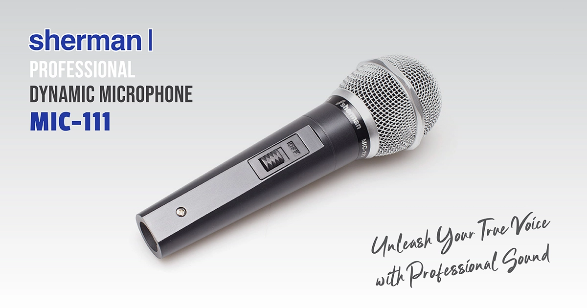 ไมโครโฟนสาย มีสวิตซ์เปิดปิด MIC-111