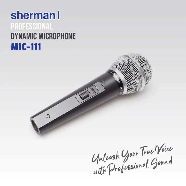 ไมโครโฟนสาย มีสวิตซ์เปิดปิด MIC-111