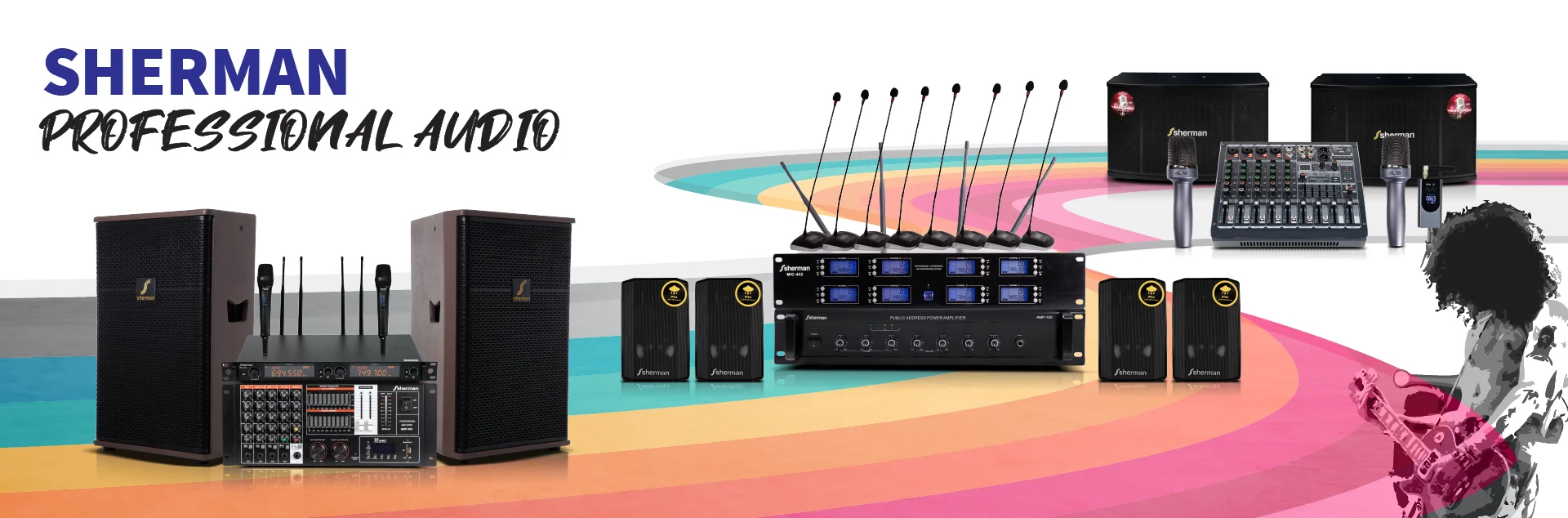 เครื่องเสียงมืออาชีพเชอร์แมน