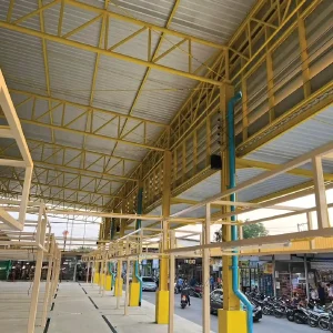 งานติดตั้งระบบเสียงตามสาย ตลาดชุมพลบางปลา สมุทรสาคร
