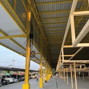 งานติดตั้งระบบเสียงตามสาย ตลาดชุมพลบางปลา สมุทรสาคร