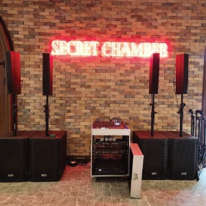 งานติดตั้งระบบเสียงงานเวที Secret Chamber At Charn The Avenue