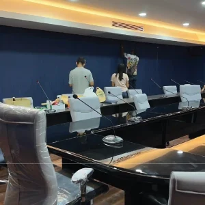 งานติดตั้งระบบเสียงประชุมสัมมนา ศูนย์รักษาความปลอดภัย 17 รามอินทรา
