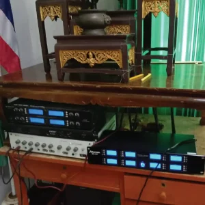 งานติดตั้งระบบเสียงห้องประชุม องค์การบริหารส่วนตำบลจระเข้หิน