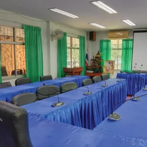 งานติดตั้งระบบเสียงห้องประชุม องค์การบริหารส่วนตำบลจระเข้หิน