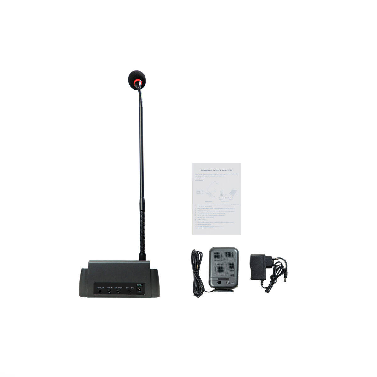 ไมค์อินเตอร์คอม แบบมีสาย