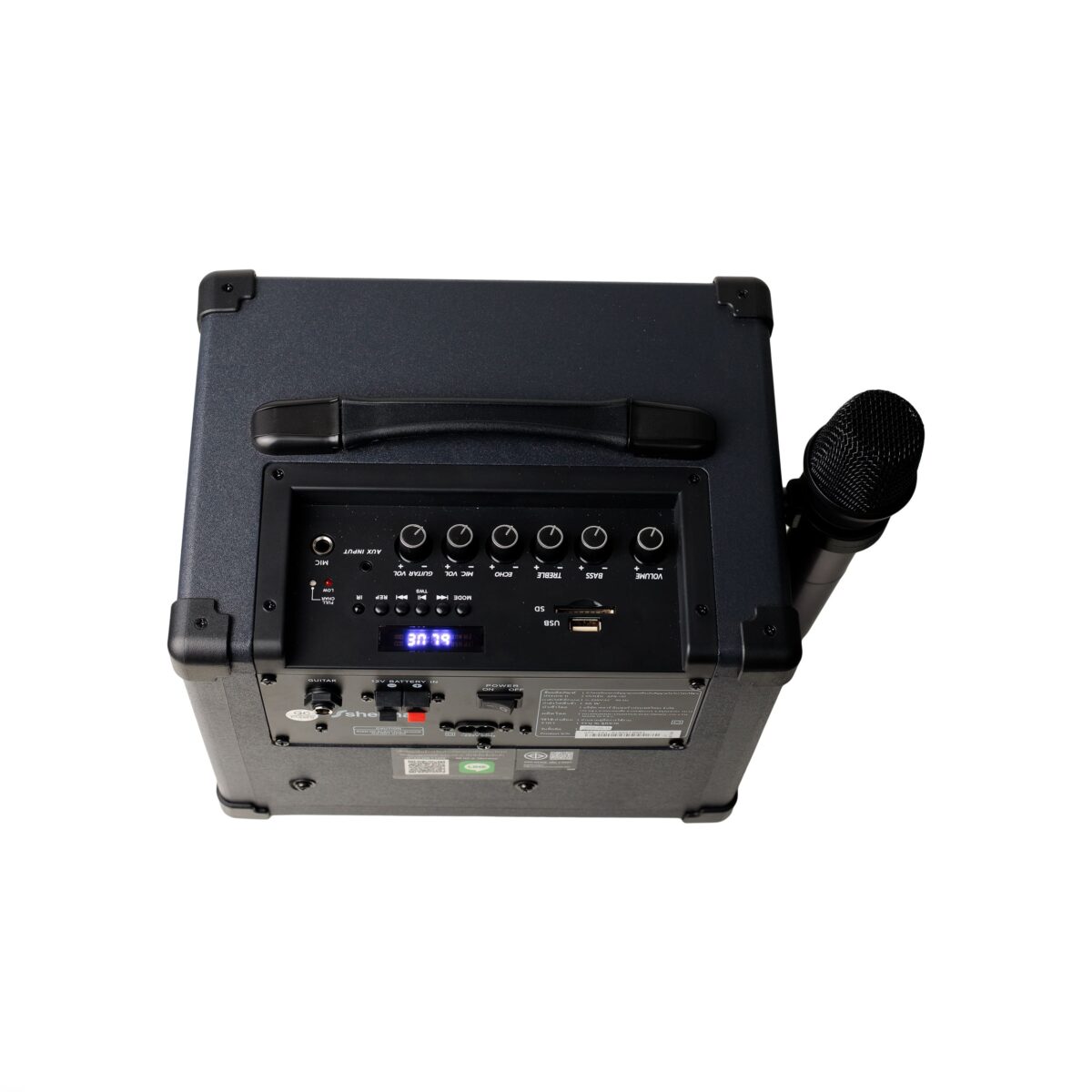 APS-101 ลําโพงกระเป๋าหิ้ว+ไมค์ลอย 2.4G - Image 8