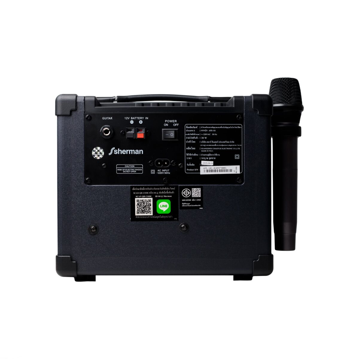 APS-101 ลําโพงกระเป๋าหิ้ว+ไมค์ลอย 2.4G - Image 10