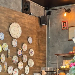 งานติดตั้งระบบเสียงตามสาย Poohpoom cafe