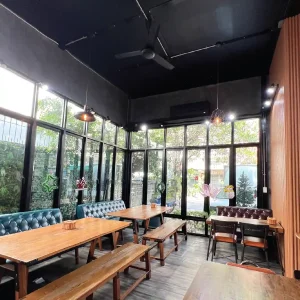งานติดตั้งระบบเสียงตามสาย Poohpoom cafe