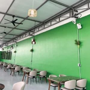 งานติดตั้งระบบเสียงตามสาย Harmony Cafe