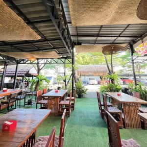 งานติดตั้งระบบเสียงตามสาย ร้านแซ่บนัวร์ ครัวอีสาน