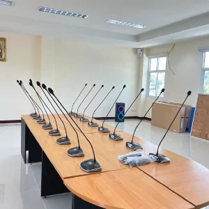 งานติดตั้งระบบเสียงห้องประชุม สำนักงานสาธารณสุข จ.นครปฐม