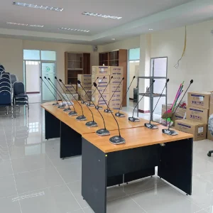งานติดตั้งระบบเสียงห้องประชุม สำนักงานสาธารณสุข จ.นครปฐม