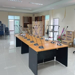 งานติดตั้งระบบเสียงห้องประชุม สำนักงานสาธารณสุข จ.นครปฐม