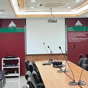 งานติดตั้งระบบเสียงห้องประชุม บริษัท ซันกิ ควอลิตี้ โปรดักส์ จำกัด