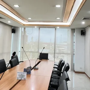 งานติดตั้งระบบเสียงห้องประชุม บริษัท ซันกิ ควอลิตี้ โปรดักส์ จำกัด